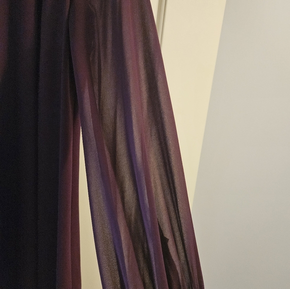 Calvin Klein Sheer Sleeve Shift Dress - Picture 2 of 6